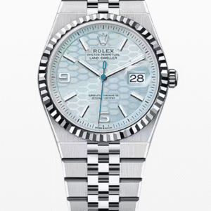 Rolex Land-Dweller Platinum Ice Blue Dial 36mm