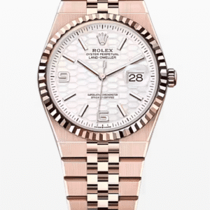 Rolex Land-Dweller White Dial 36mm Rose Gold