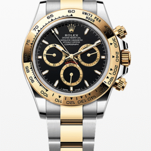 Rolex Daytona Black Dial 40mm Two-Tone Yellow Gold and Stainless Steel