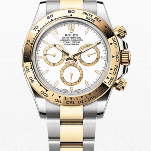 Rolex Daytona White Dial 40mm Two-Tone Yellow Gold and Stainless Steel