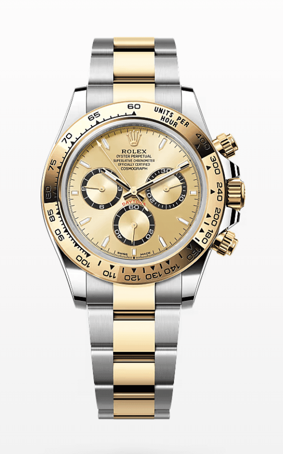 Rolex Daytona Champagne Dial 40mm Two-Tone Yellow Gold and Stainless Steel