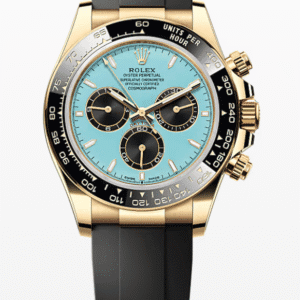 Rolex Oysterflex Daytona Tiffany Dial 40mm Yellow Gold