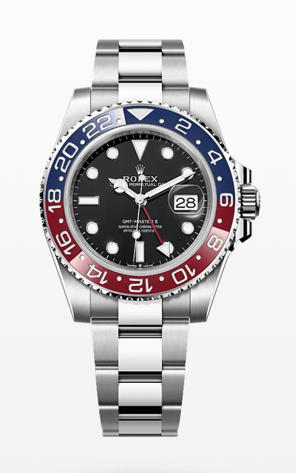 Rolex GMT-Master 2 Pepsi Oyster Bracelet 41mm Stainless Steel