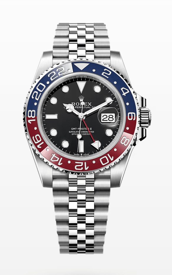 Rolex GMT-Master 2 Pepsi Jubilee Bracelet 41mm Stainless Steel