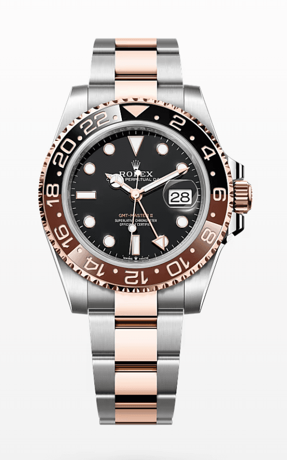 Rolex GMT-Master 2 Rootbeer 41mm Two-Tone Everose Gold and Stainless Steel