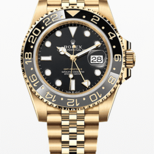 Rolex GMT-Master 2 Black Dial 41mm Full Yellow Gold
