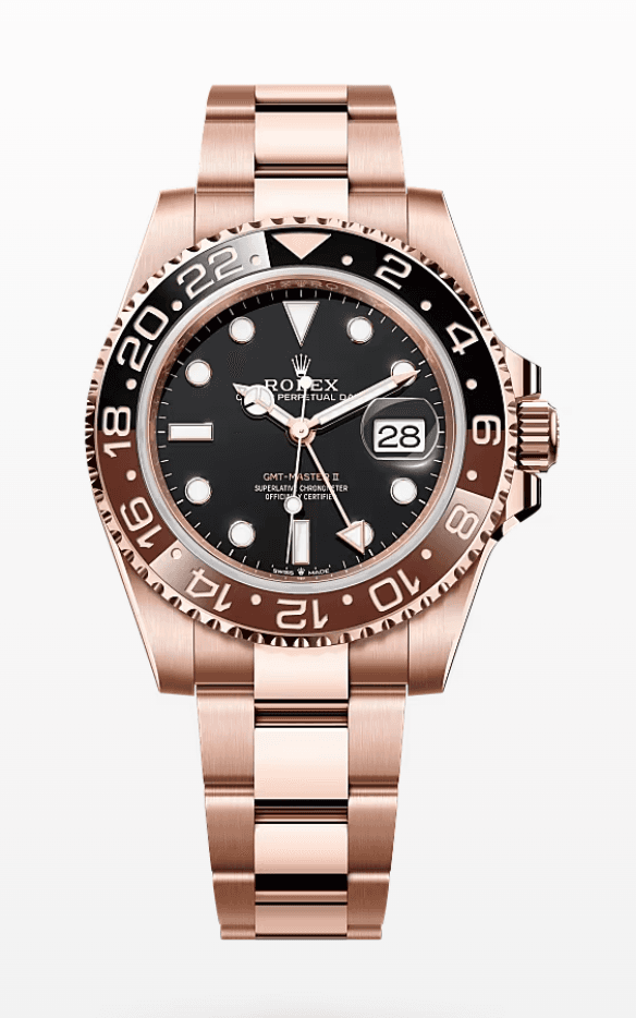 Rolex GMT-Master 2 Black Dial 41mm Full Everose Gold