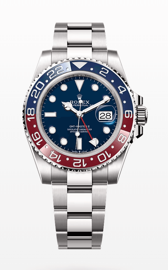 Rolex GMT-Master 2 Pepsi Blue Dial 41mm Full White Gold