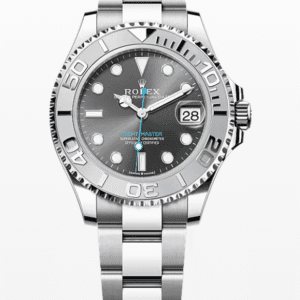 Rolex Yacht-Master Grey Dial 37mm Stainless Steel and Platinum Bezel