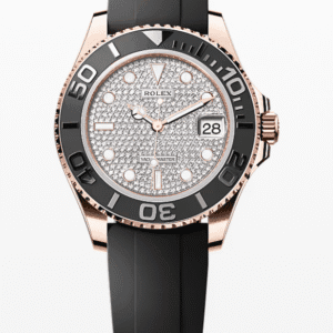 Rolex Oysterflex Yacht-Master Diamond Pave Dial 37mm Everose Gold