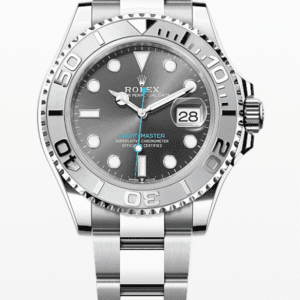 Rolex Yacht-Master Grey Dial 40mm Stainless Steel and Platinum Bezel
