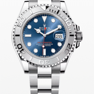 Rolex Yacht-Master Blue Dial 40mm Stainless Steel and Platinum Bezel