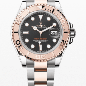 Rolex Yacht-Master Black Dial 40mm Two-Tone Everose Gold and Stainless Steel