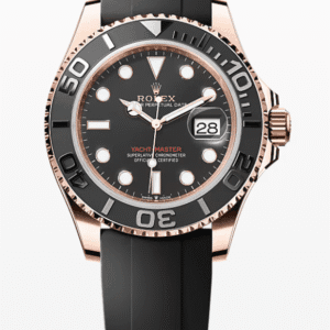 Rolex Oysterflex Yacht-Master Black Dial 40mm Everose Gold