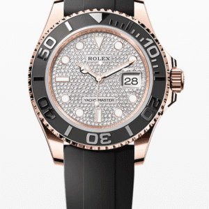 Rolex Oysterflex Yacht-Master Diamond Pave Dial 40mm Everose Gold