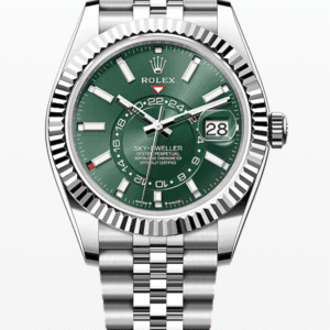 Rolex Sky-Dweller Green Dial 42mm Jubilee Bracelet Stainless Steel