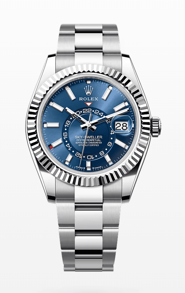 Rolex Sky-Dweller Blue Dial 42mm Oyster Bracelet Stainless Steel