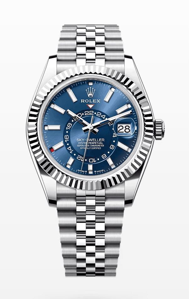 Rolex Sky-Dweller Blue Dial 42mm Jubilee Bracelet Stainless Steel