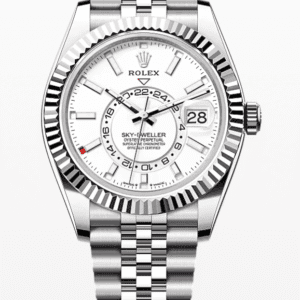 Rolex Sky-Dweller White Dial 42mm Jubilee Bracelet Stainless Steel