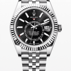 Rolex Sky-Dweller Black Dial 42mm Jubilee Bracelet Stainless Steel