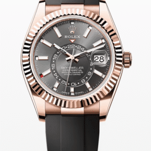 Rolex Oysterflex Sky-Dweller Slate Dial 42mm Everose Gold
