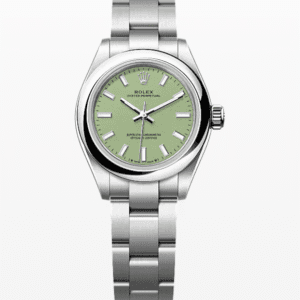 Rolex Oyster Perpetual Pistachio Dial 28mm Stainless Steel