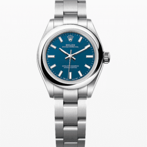 Rolex Oyster Perpetual Blue Dial 28mm Stainless Steel