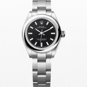Rolex Oyster Perpetual Black Dial 28mm Stainless Steel