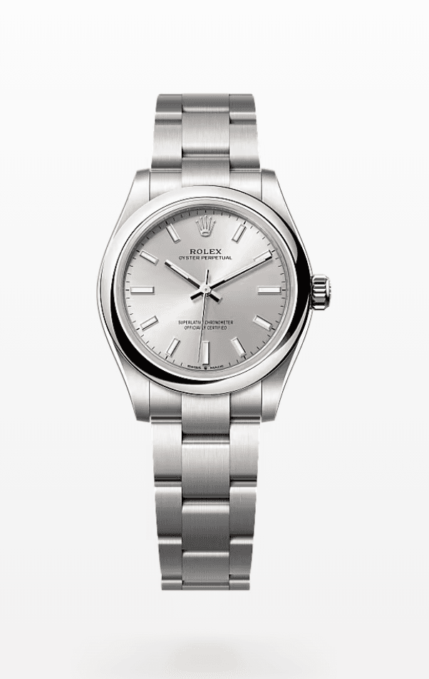 Rolex Oyster Perpetual Silver Dial 31mm Stainless Steel
