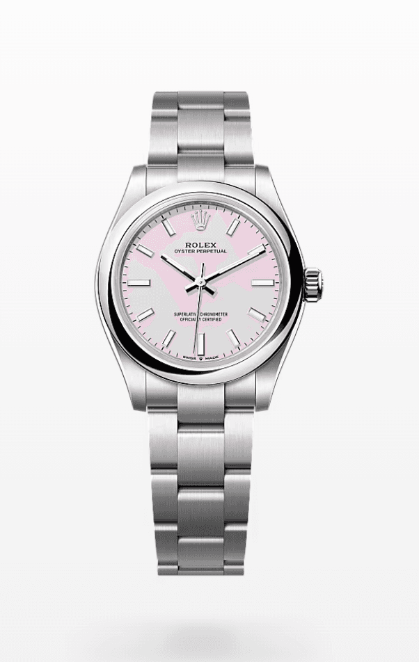 Rolex Oyster Perpetual Candy Pink Dial 31mm Stainless Steel
