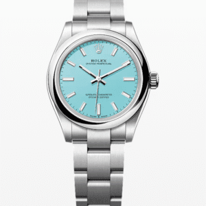 Rolex Oyster Perpetual Turquoise Blue Dial 31mm Stainless Steel