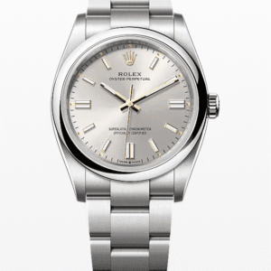 Rolex Oyster Perpetual Silver Dial 36mm Stainless Steel