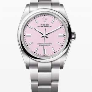 Rolex Oyster Candy Pink Dial 36mm Stainless Steel