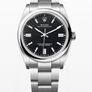 Rolex Oyster Black Dial 36mm Stainless Steel