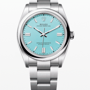 Rolex Oyster Turquoise Dial 36mm Stainless Steel