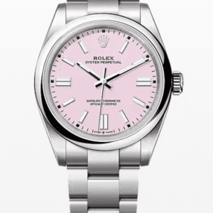 Rolex Oyster Perpetual Candy Pink Dial 41mm Stainless Steel