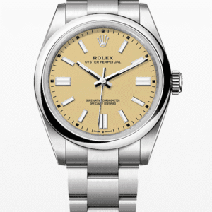 Rolex Oyster Perpetual Beige Dial 41mm Stainless Steel