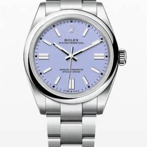 Rolex Oyster Perpetual Lavender Dial 41mm Stainless Steel