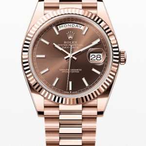 Rolex Daydate Chocolate Dial 40mm Full Everose Gold