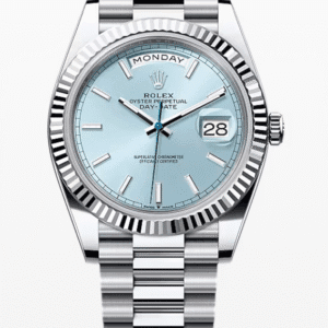 Rolex Daydate Ice Blue Dial 40mm Platinum