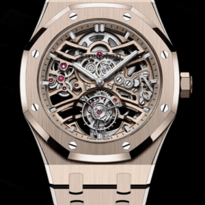 Audemars Piguet Royal Oak 41mm Flying Tourbillon Openworked Skeleton Dial Full Sand Gold