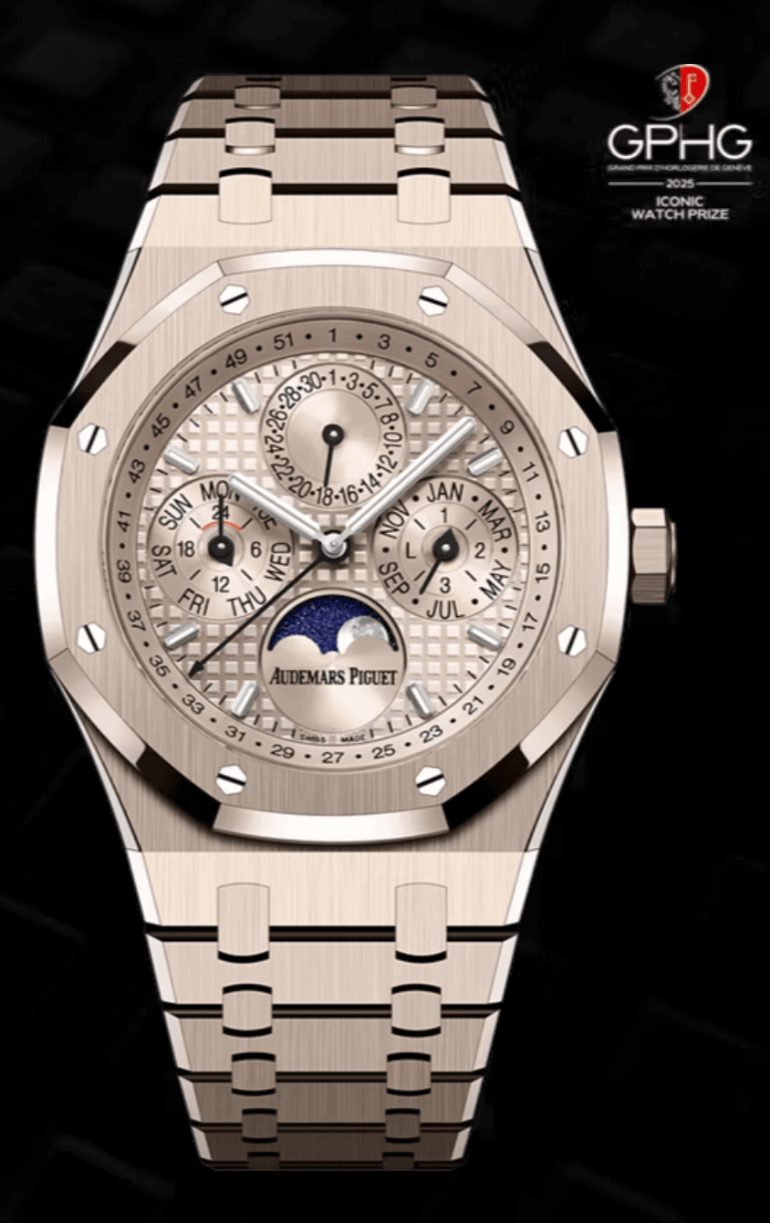 Audemars Piguet Royal Oak 41mm Perpetual Calendar Sand Gold "Grande Tapisserie" Dial Full Sand Gold