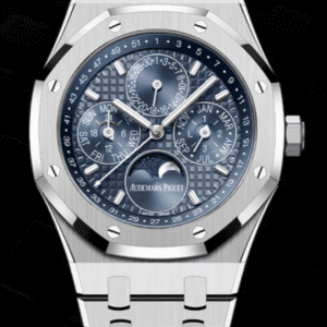 Audemars Piguet Royal Oak 41mm Perpetual Calendar Blue "Grande Tapisserie" Dial Stainless Steel