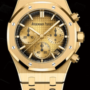 Audemars Piguet Royal Oak 41mm Chronograph Smoked Yellow-Gold Dial Full Yellow Gold