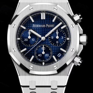 Audemars Piguet Royal Oak 41mm Chronograph Smoked Blue Dial Full White Gold