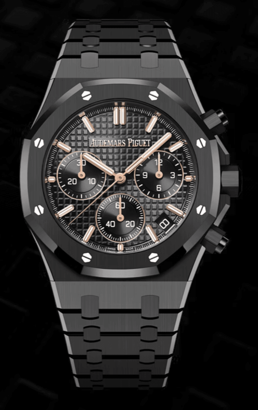 Audemars Piguet Royal Oak 41mm Chronograph Black Dial Black Ceramic
