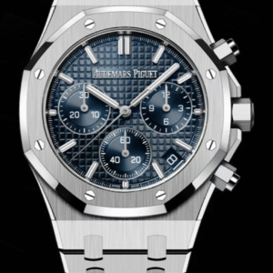 Audemars Piguet Royal Oak 41mm Chronograph Blue "Grande Tapisserie" Dial Stainless Steel