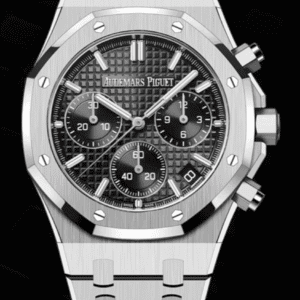 Audemars Piguet Royal Oak 41mm Chronograph Black "Grande Tapisserie" Dial Stainless Steel