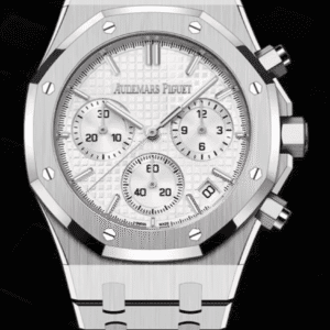 Audemars Piguet Royal Oak 41mm Chronograph Silver "Grande Tapisserie" Dial Stainless Steel