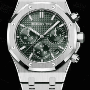 Audemars Piguet Royal Oak 41mm Chronograph Khaki Green "Grande Tapisserie" Dial Stainless Steel